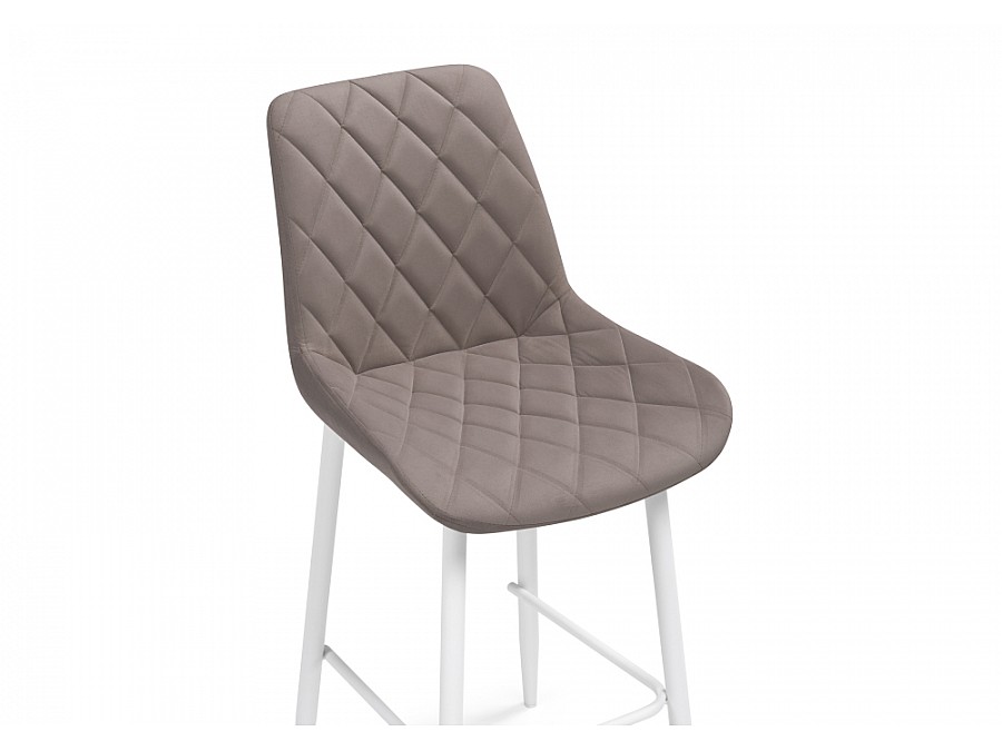 Барный стул Баодин К Б/К латте / белый