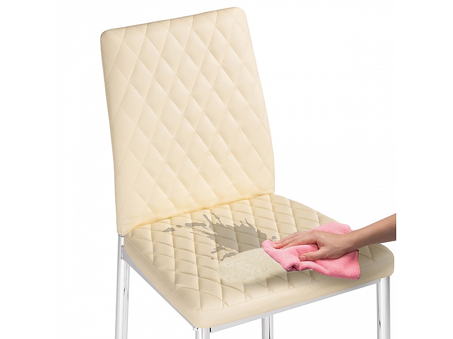 Барный стул Teon beige / chrome