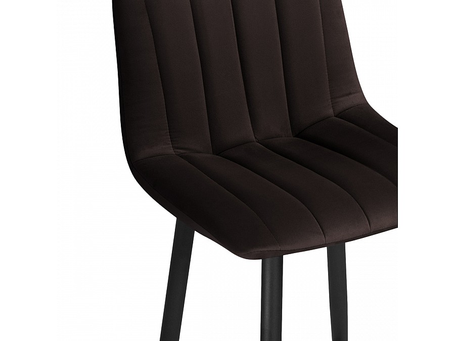 Барный стул Дани коричневый / черный