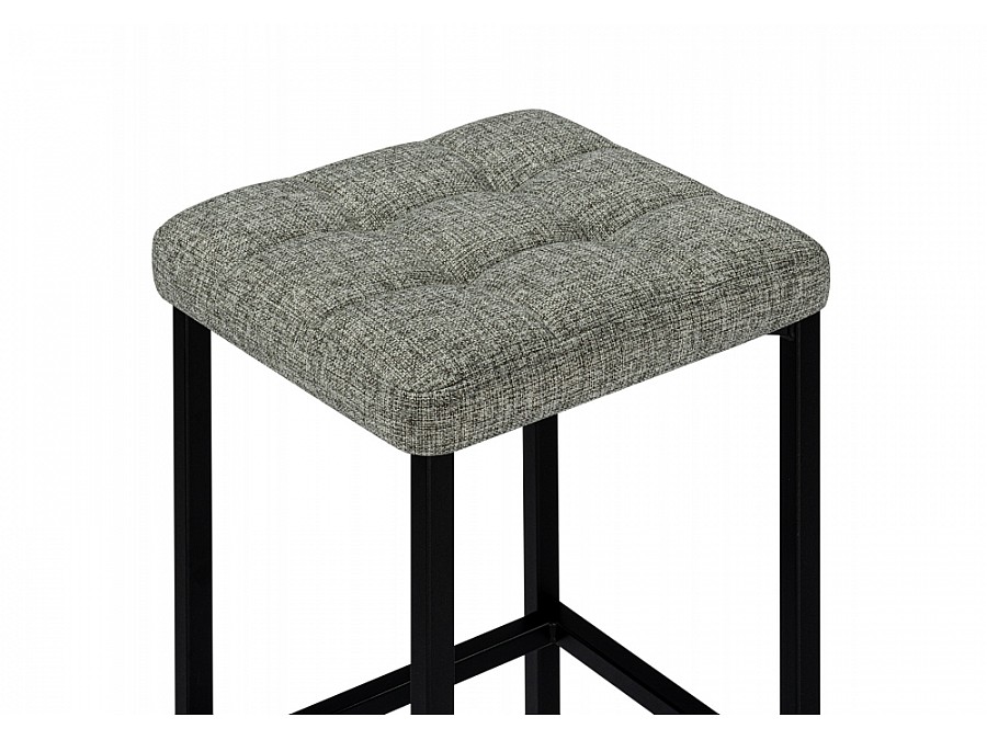 Лофт рогожка графит / черный матовый