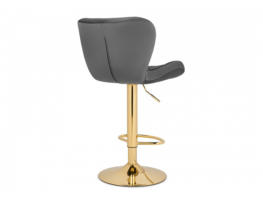 Барный стул Porch dark gray / golden