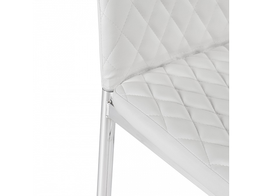 Барный стул Teon white / chrome