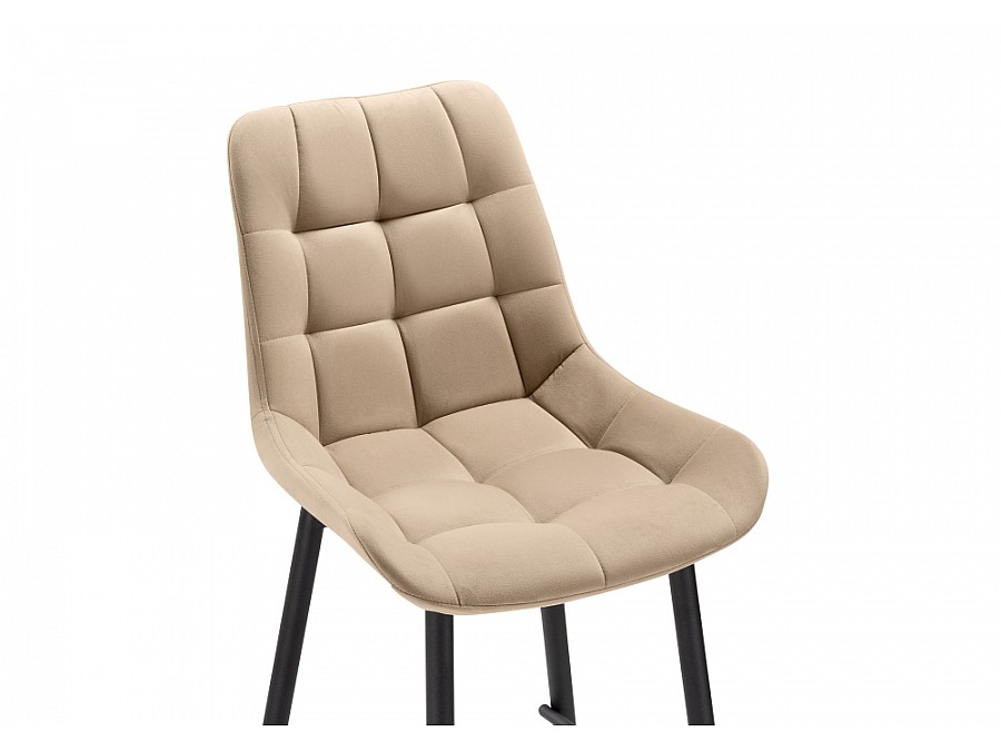Барный стул Алст бежевый / черный