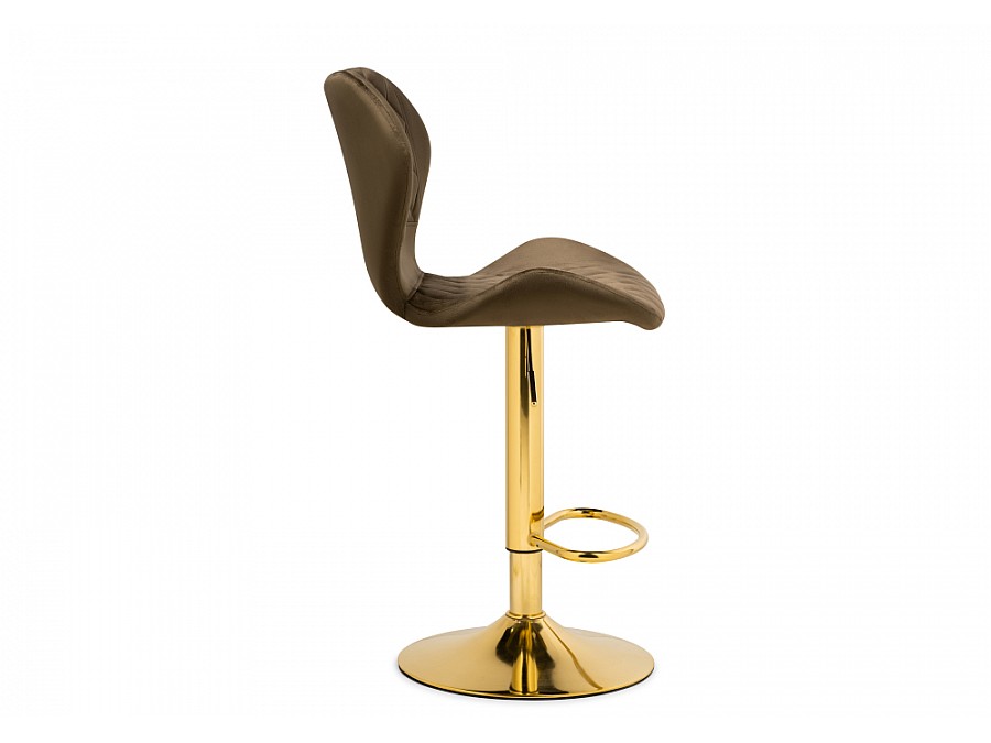 Барный стул Porch cappuccino / gold
