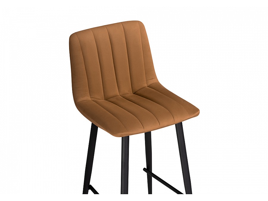 Барный стул Дани кирпичный / черный