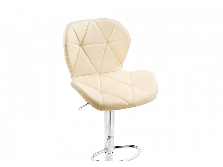 Барный стул Trio beige / chrome