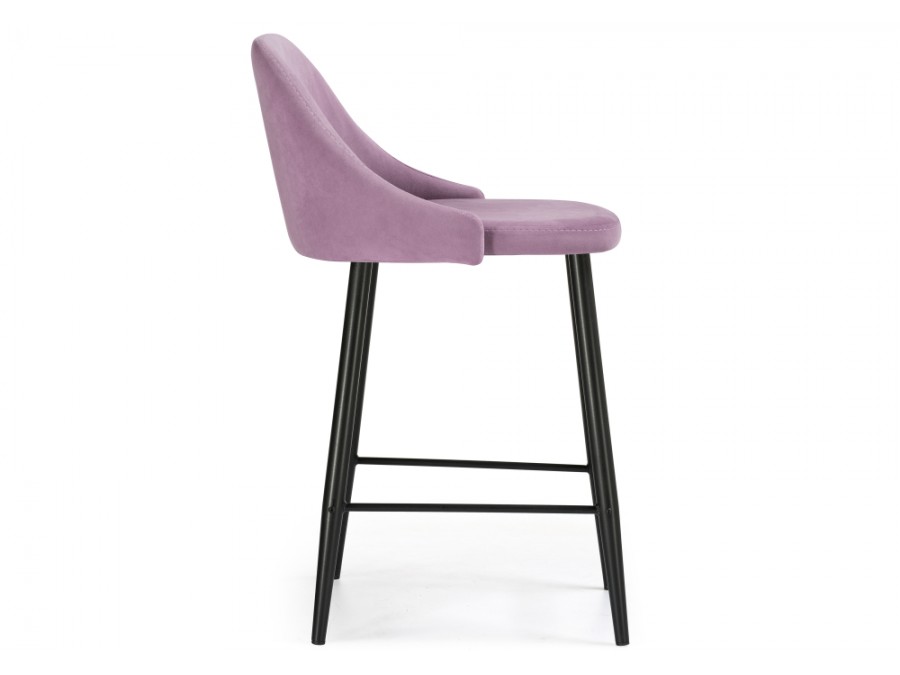 Барный стул Джама лавандовый / черный матовый