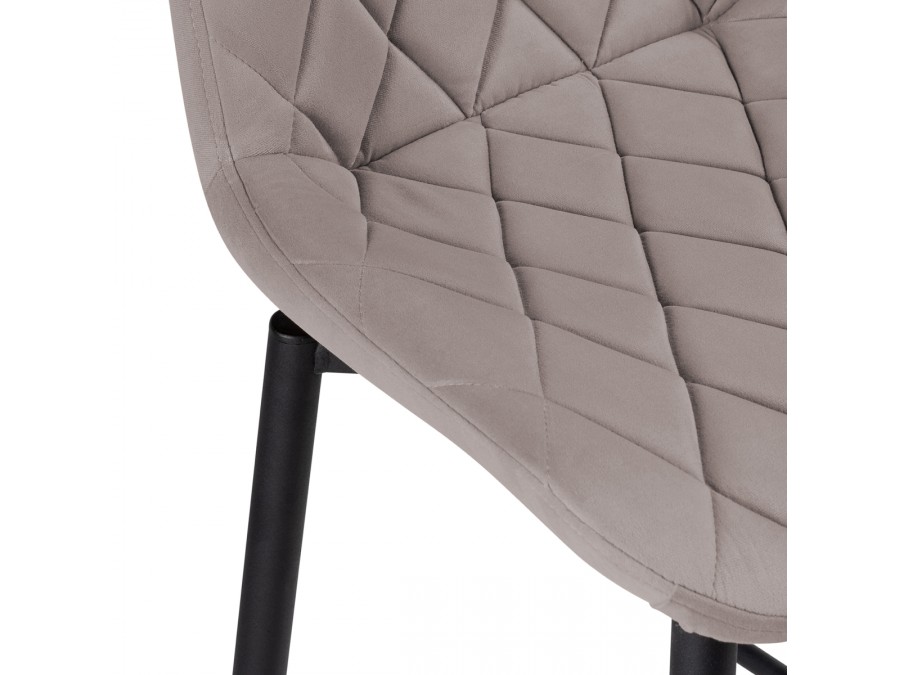 Барный стул Баодин К Б/К крутящийся латте / черный