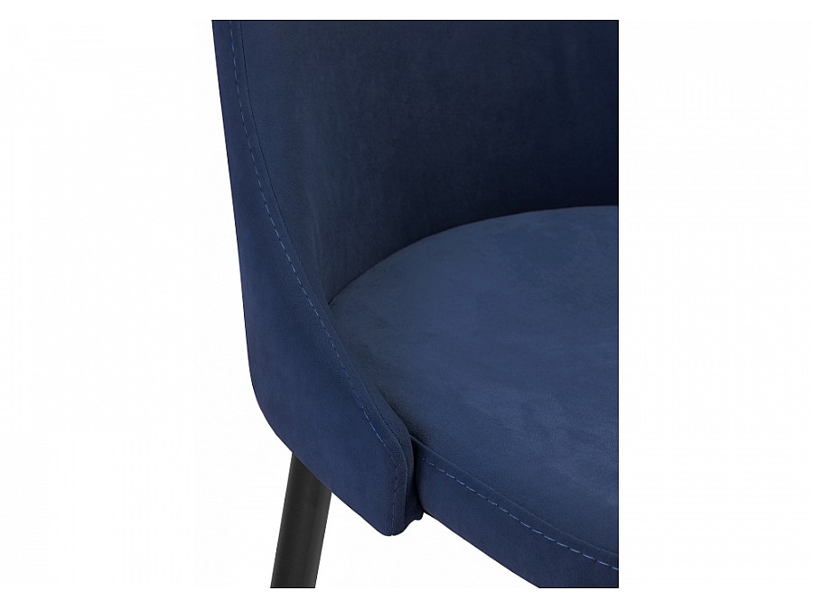 Барный стул Джама темно-синий / черный матовый