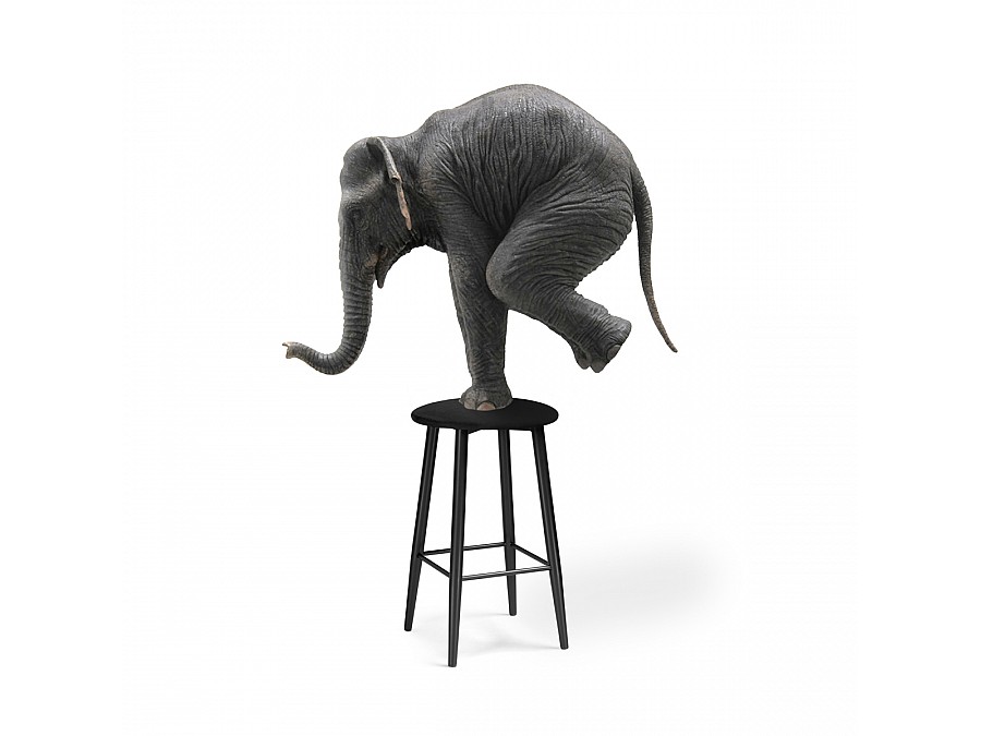 Барный стул Гангток катания блэк / черный матовый