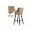 Барный стул Ofir dark beige