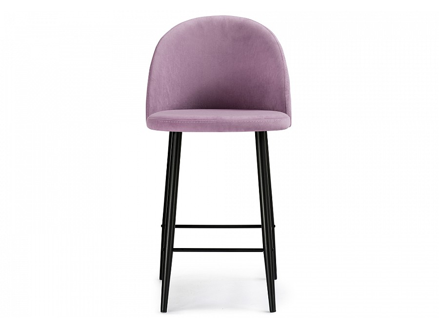 Барный стул Амизуре лавандовый / черный матовый