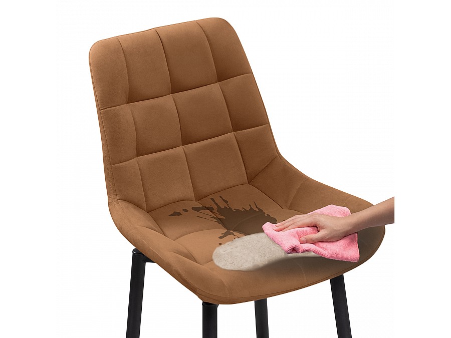 Барный стул Алст К крутящийся кирпичный / черный