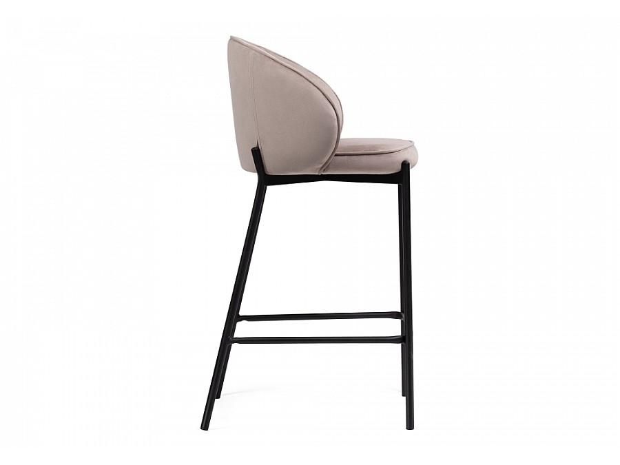 Барный стул Нейл латте / черный
