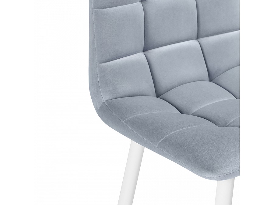 Барный стул Чилли К  светло-серый / белый
