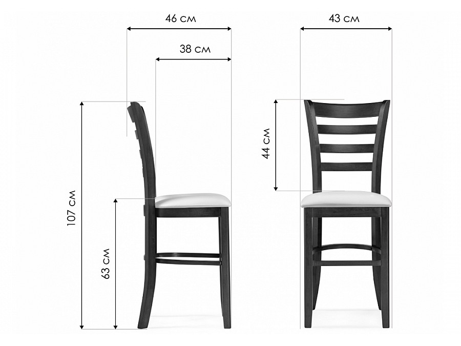 Барный стул Pola dirty oak / cream