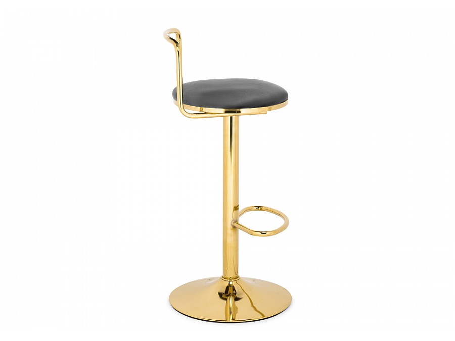 Барный стул Lusia dark gray  / gold