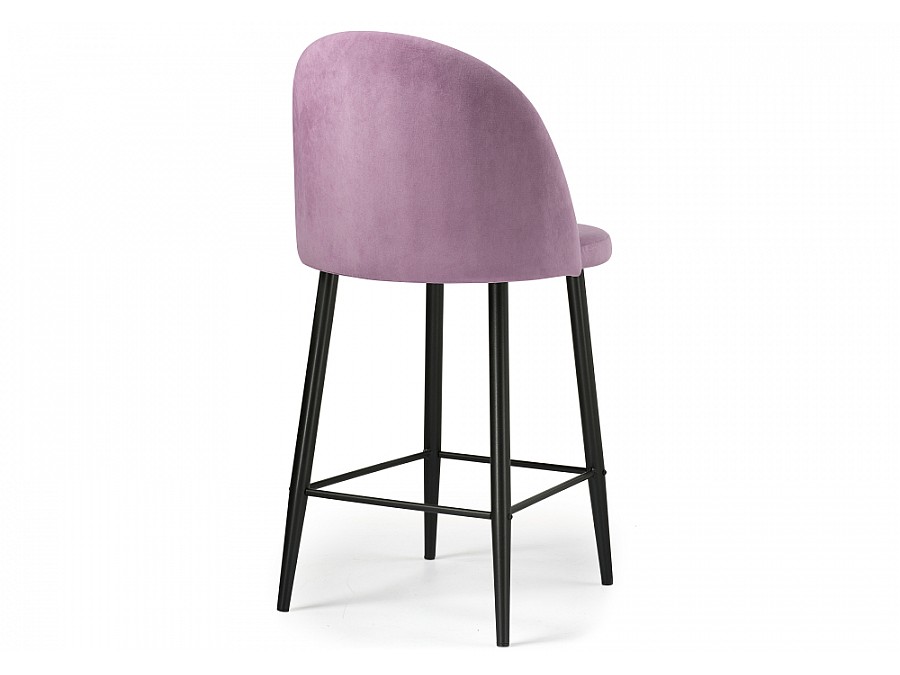 Барный стул Амизуре лавандовый / черный матовый