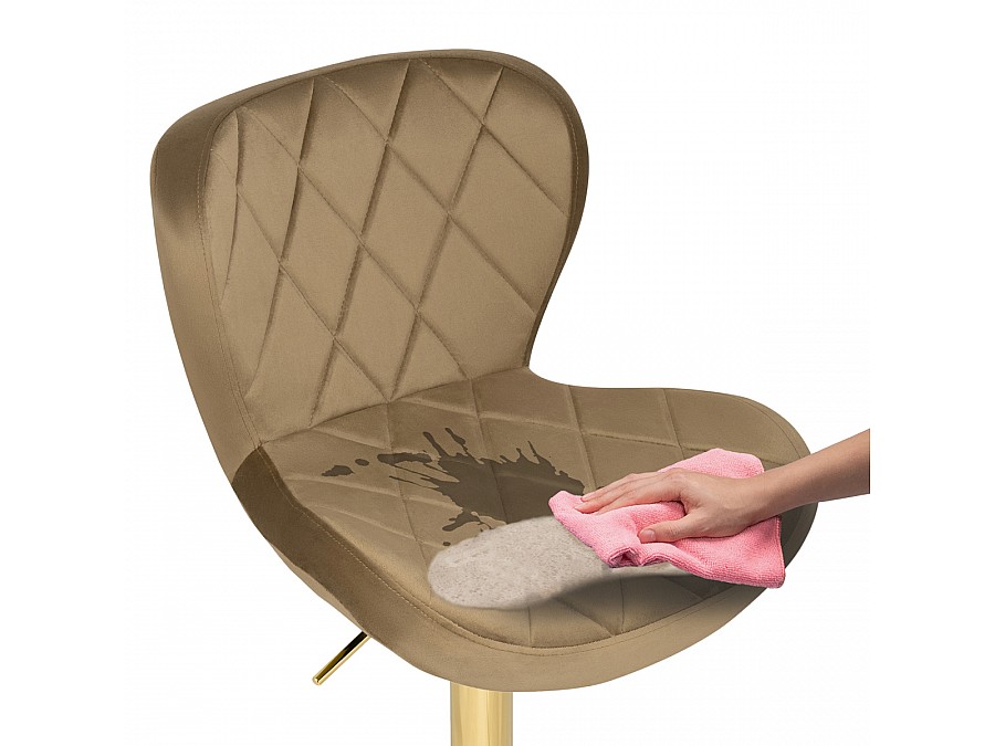 Барный стул Porch dark beige / golden