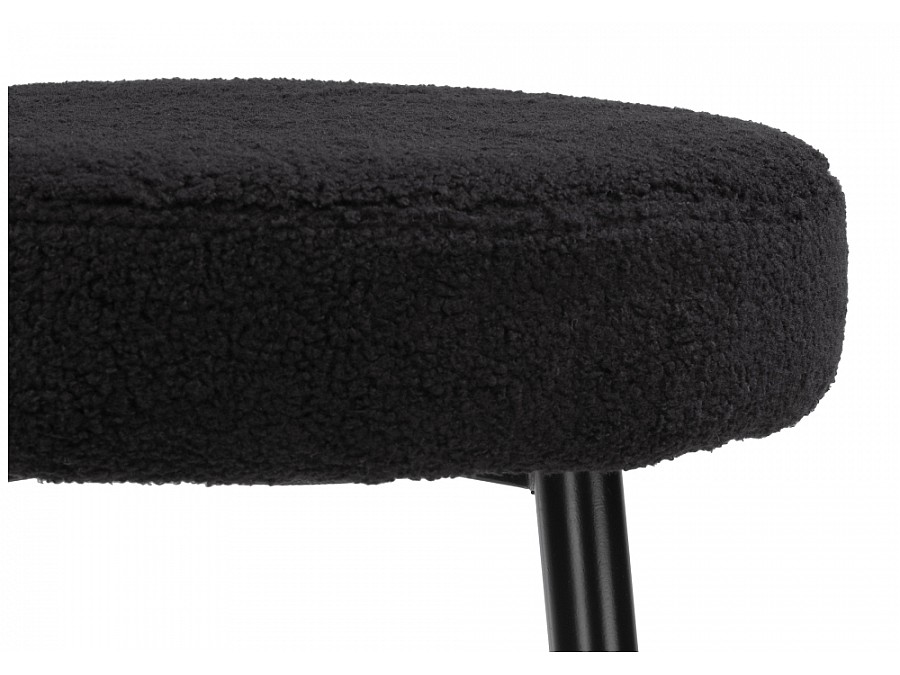 Барный стул Plato black fabric