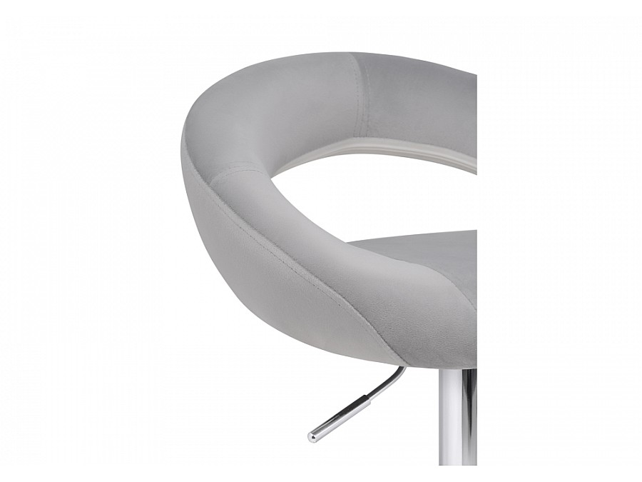Барный стул Oazis gray fabric / chrome