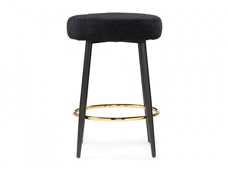 Барный стул Plato black fabric