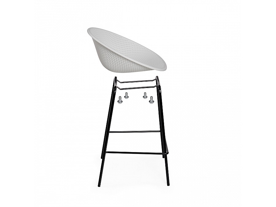Барный стул Zeta white / black
