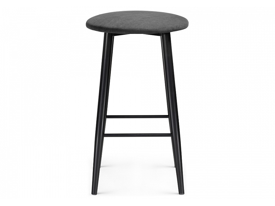 Барный стул Гангток катания графит / черный матовый