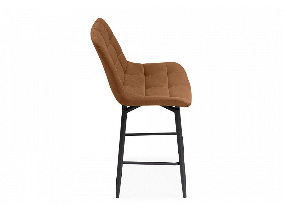 Барный стул Алст К крутящийся кирпичный / черный