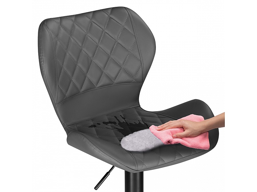 Барный стул Porch gray / black