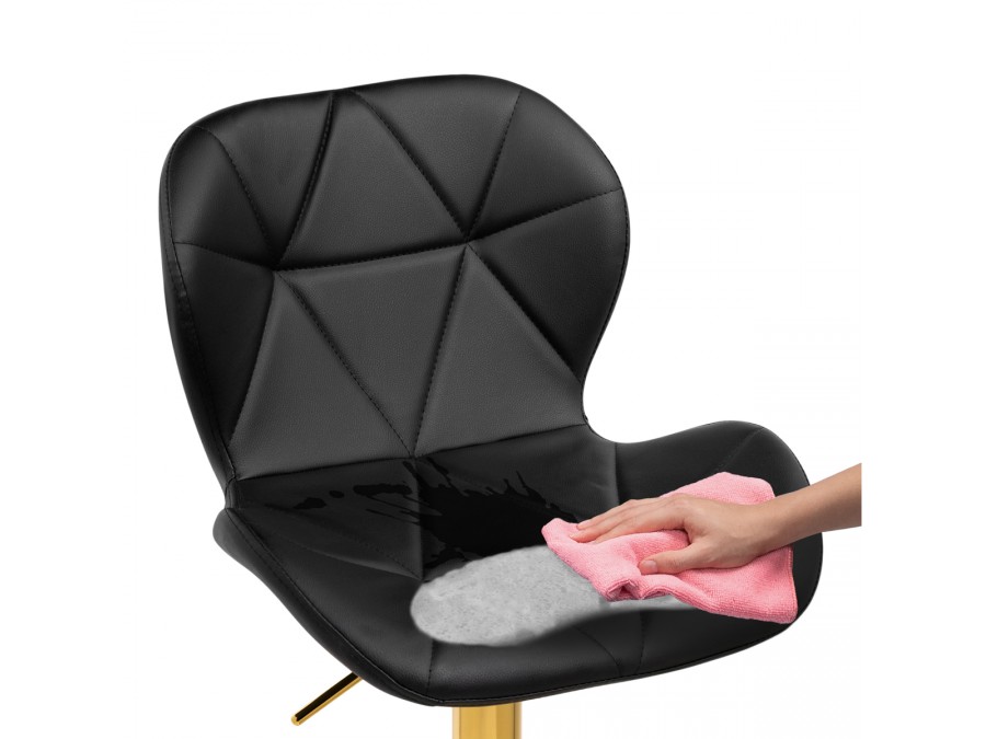 Барный стул Trio black / gold