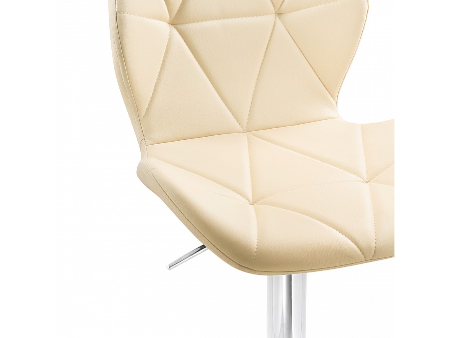 Барный стул Trio beige / chrome