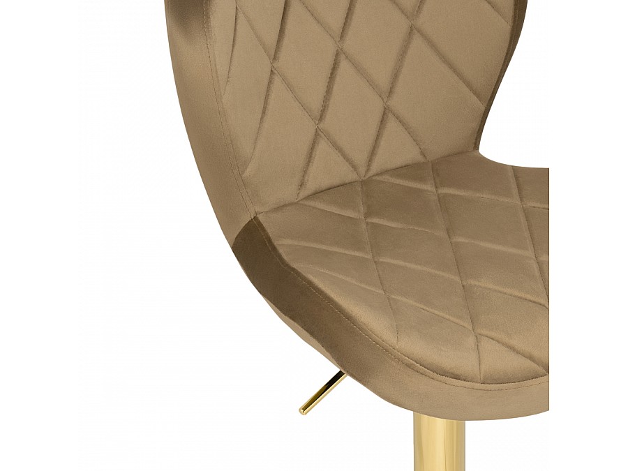 Барный стул Porch dark beige / golden