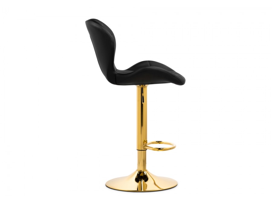 Барный стул Trio black / gold
