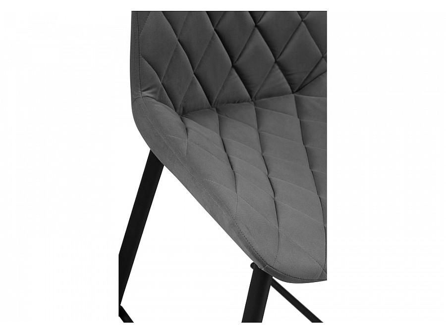 Барный стул Баодин К Б/К темно-серый / черный