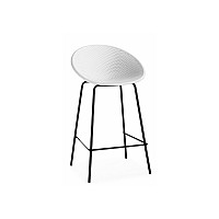 Барный стул Zeta white / black