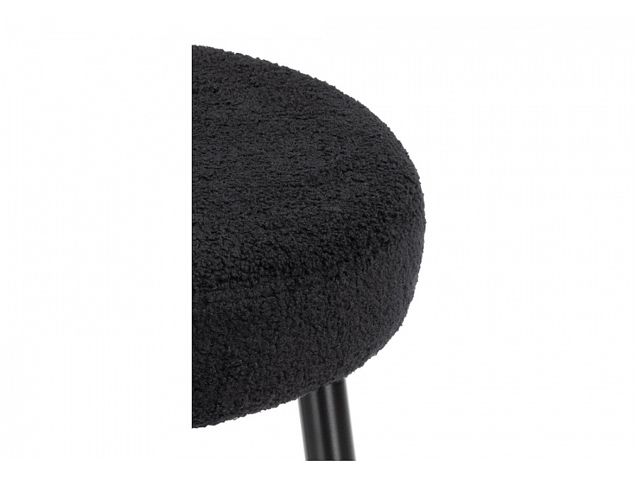 Барный стул Plato black fabric