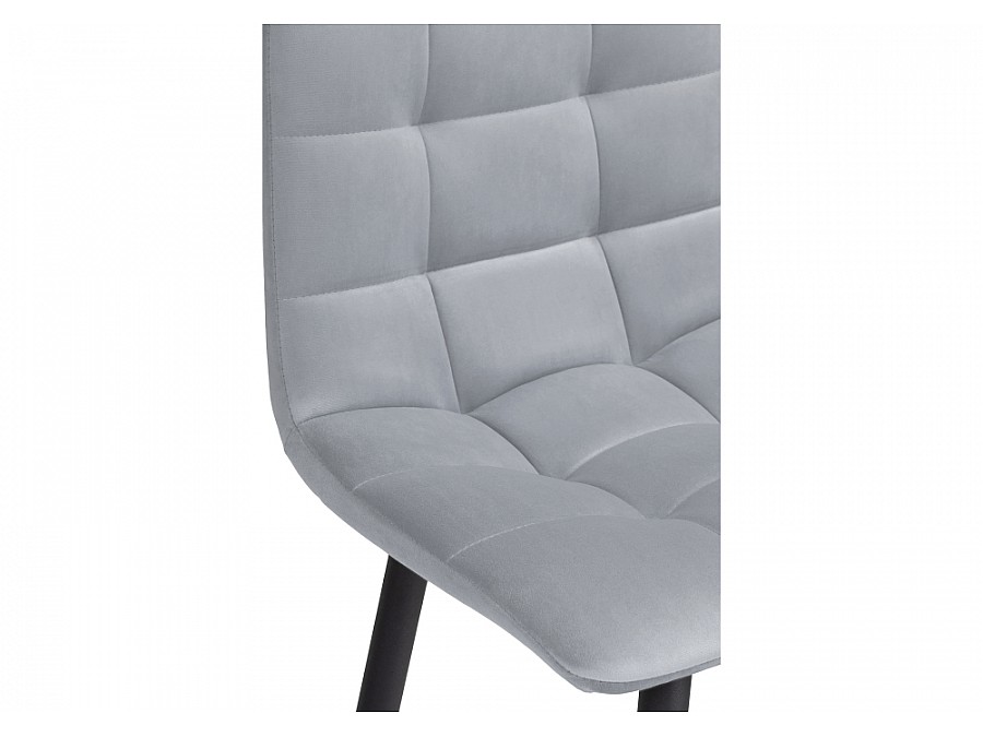 Барный стул Чилли К светло-серый / черный