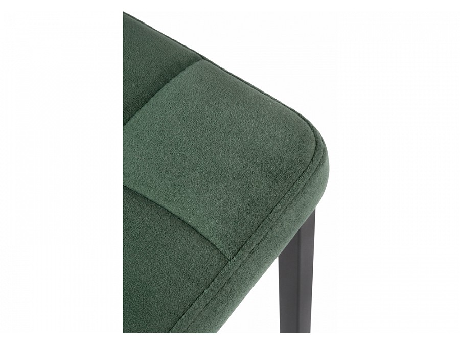 Лофт микровелюр катания изумруд / черный матовый