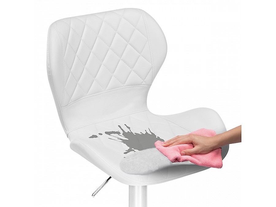 Барный стул Porch chrome / white