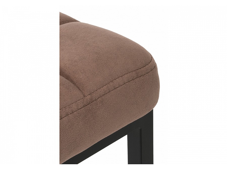 Лофт микровелюр катания корица / черный матовый