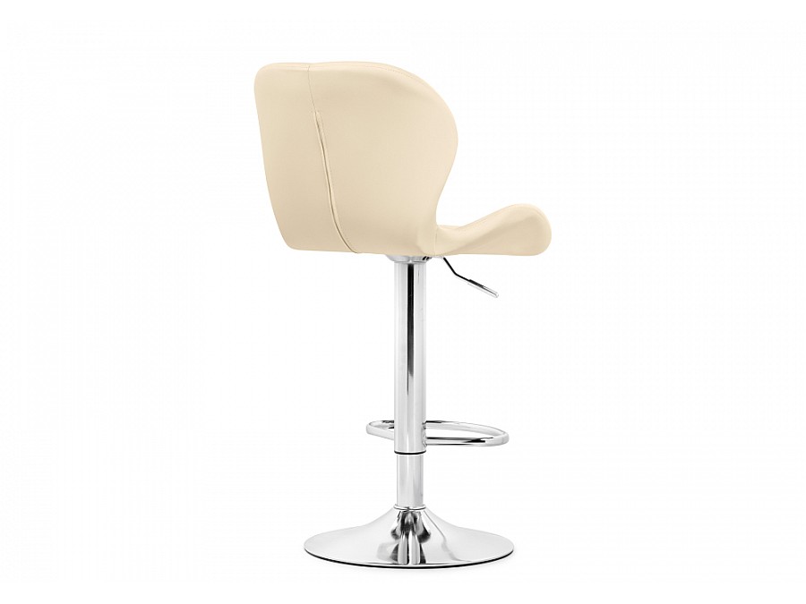 Барный стул Trio beige / chrome