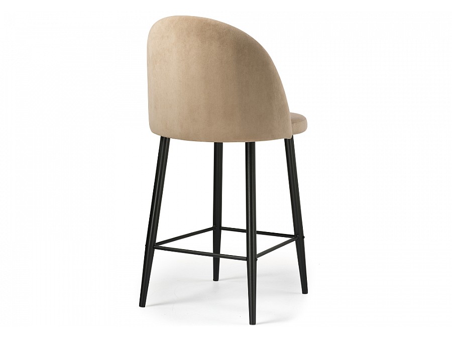 Барный стул Амизуре бежевый / черный матовый