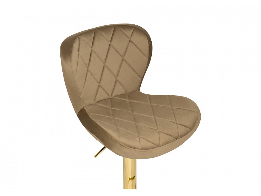 Барный стул Porch dark beige / golden