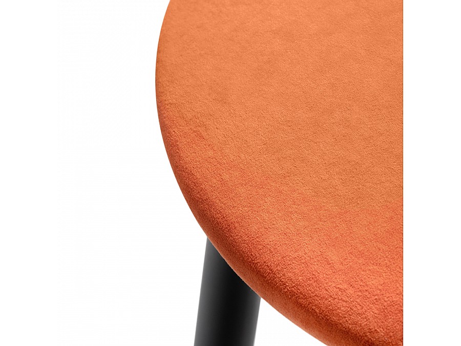 Барный стул Гангток катания флам / черный матовый