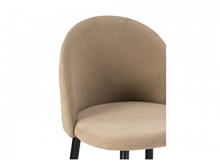 Барный стул Амизуре бежевый / черный матовый