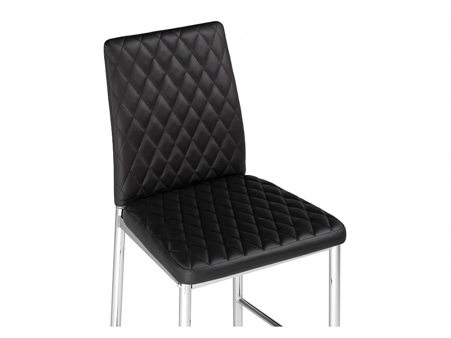 Барный стул Teon black / chrome