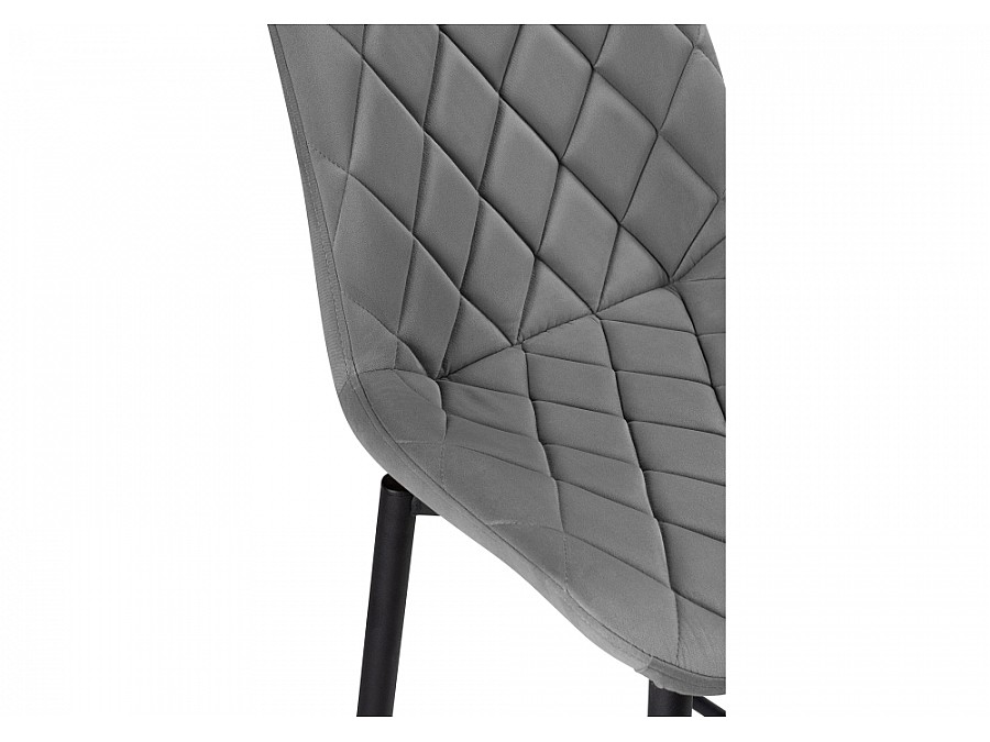 Барный стул Баодин К Б/К крутящийся темно-серый / черный