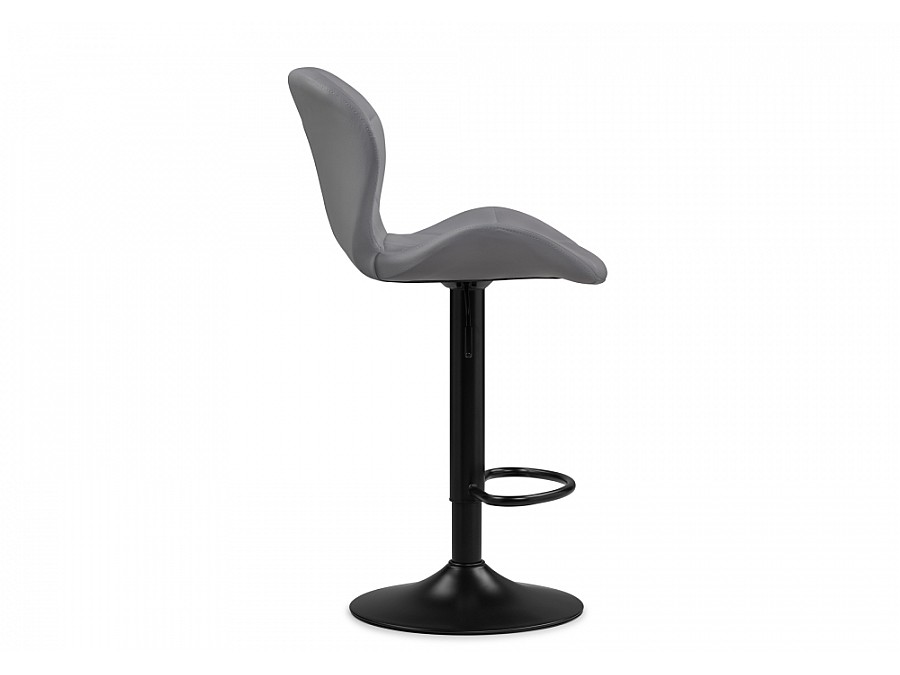 Барный стул Trio light gray / black