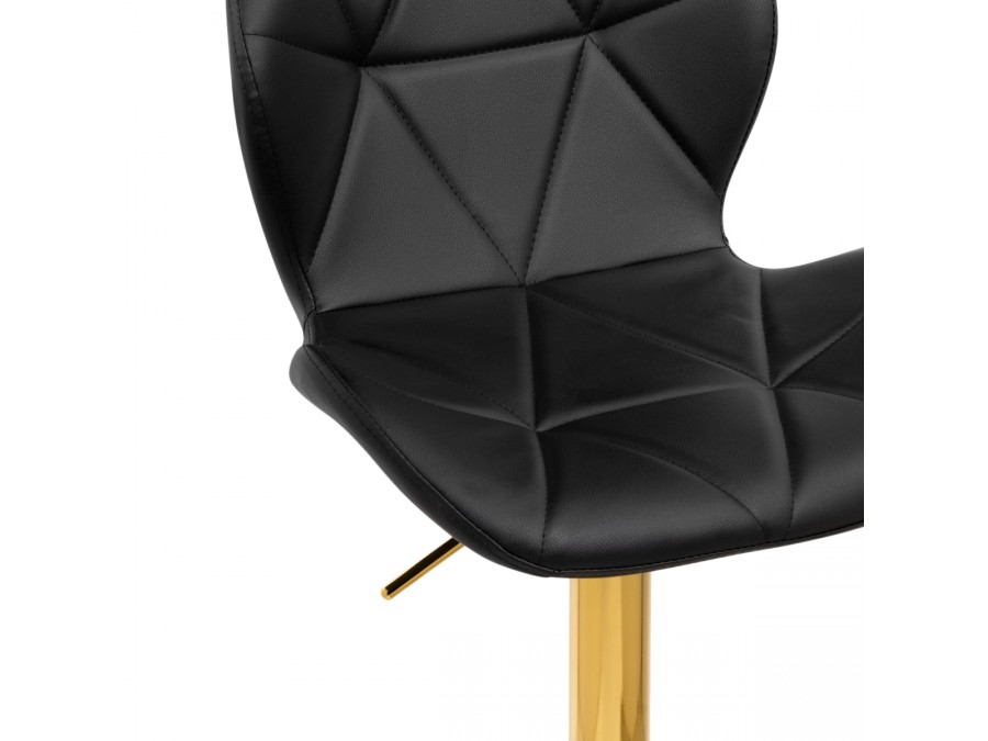 Барный стул Trio black / gold
